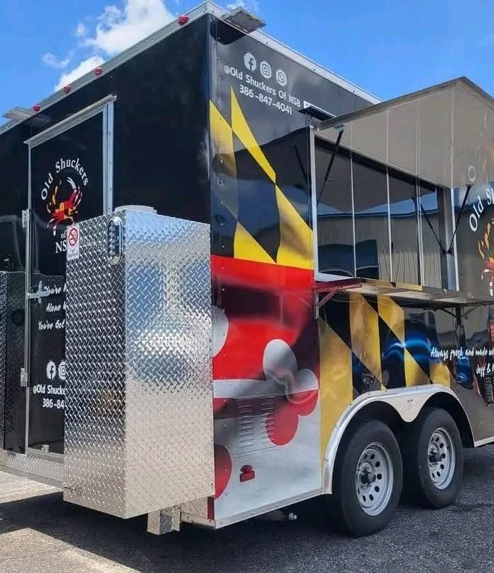 8 x 14 Commercial Food Trailer